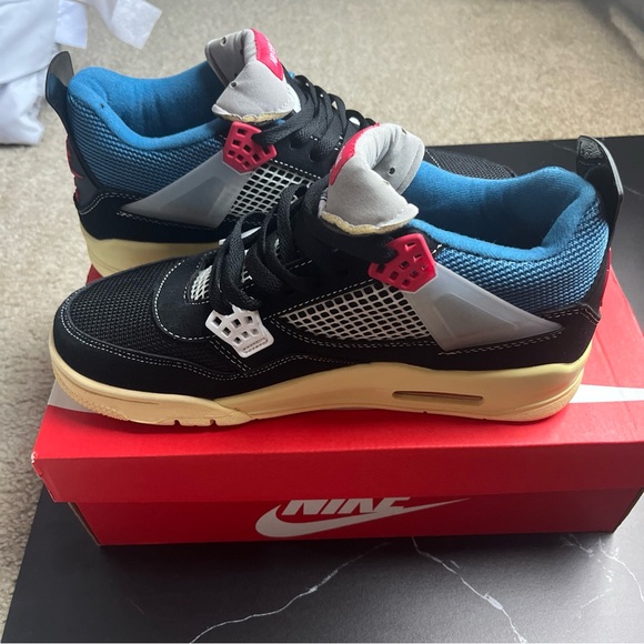 Jordan 4 Retro Union LA Mid Off Noir - Picture 3 of 7